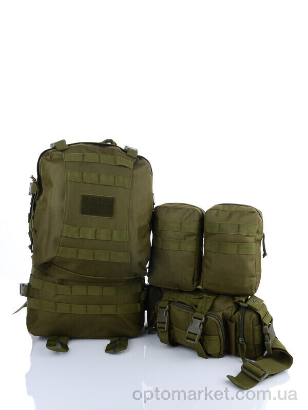Купить Рюкзак чоловічі BK2437 green Superbag зелений, фото 4