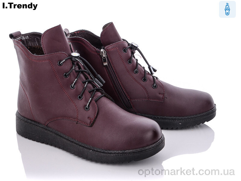 Купить Черевики жіночі BK297-8A Trendy бордовий, фото 1