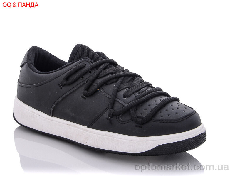 Купить Кросівки жіночі BK75 all black QQ shoes чорний, фото 1