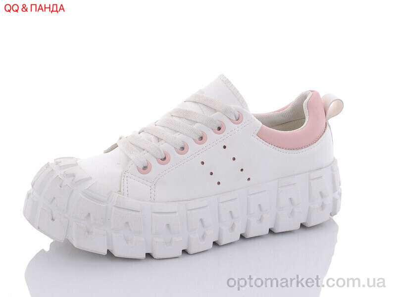 Купить Кросівки жіночі BK81 pink QQ shoes білий, фото 1