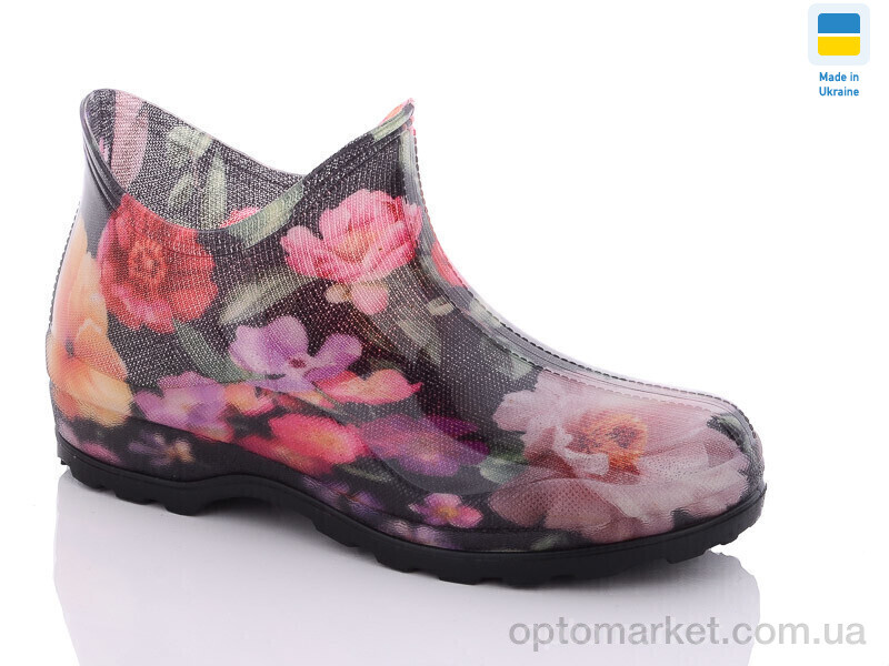 Купить Гумове взуття жіночі БХП4-2 Slippers чорний, фото 1