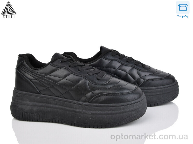 Купить Кросівки жіночі BL21-1 Stilli чорний, фото 1