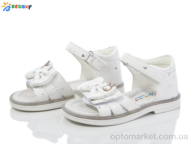 Купить Босоніжки дитячі BL3758-1B Bessky білий, фото 1