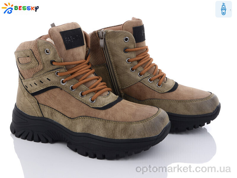 Купить Черевики дитячі BM3129-4D Bessky хакі, фото 1