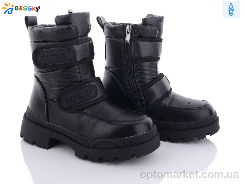 Купить Черевики дитячі BM3207-1C Bessky чорний, фото 1