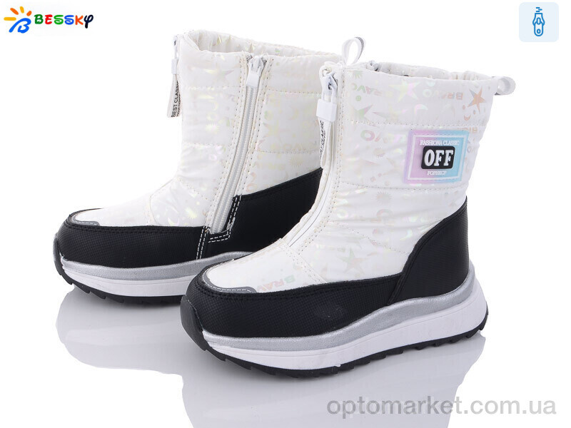 Купить Дутики дитячі BM3237-9B Bessky білий, фото 1