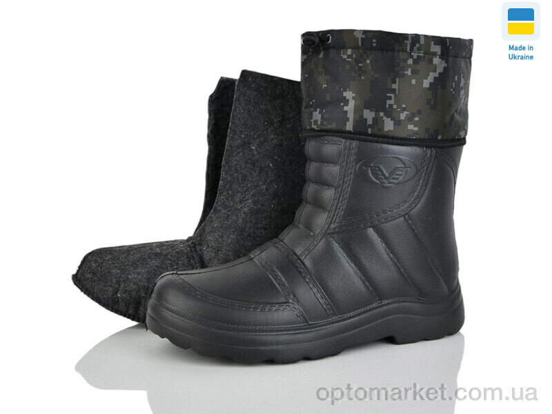 Купить Чоботи з піни чоловічі BM5 чорний Verta чорний, фото 1