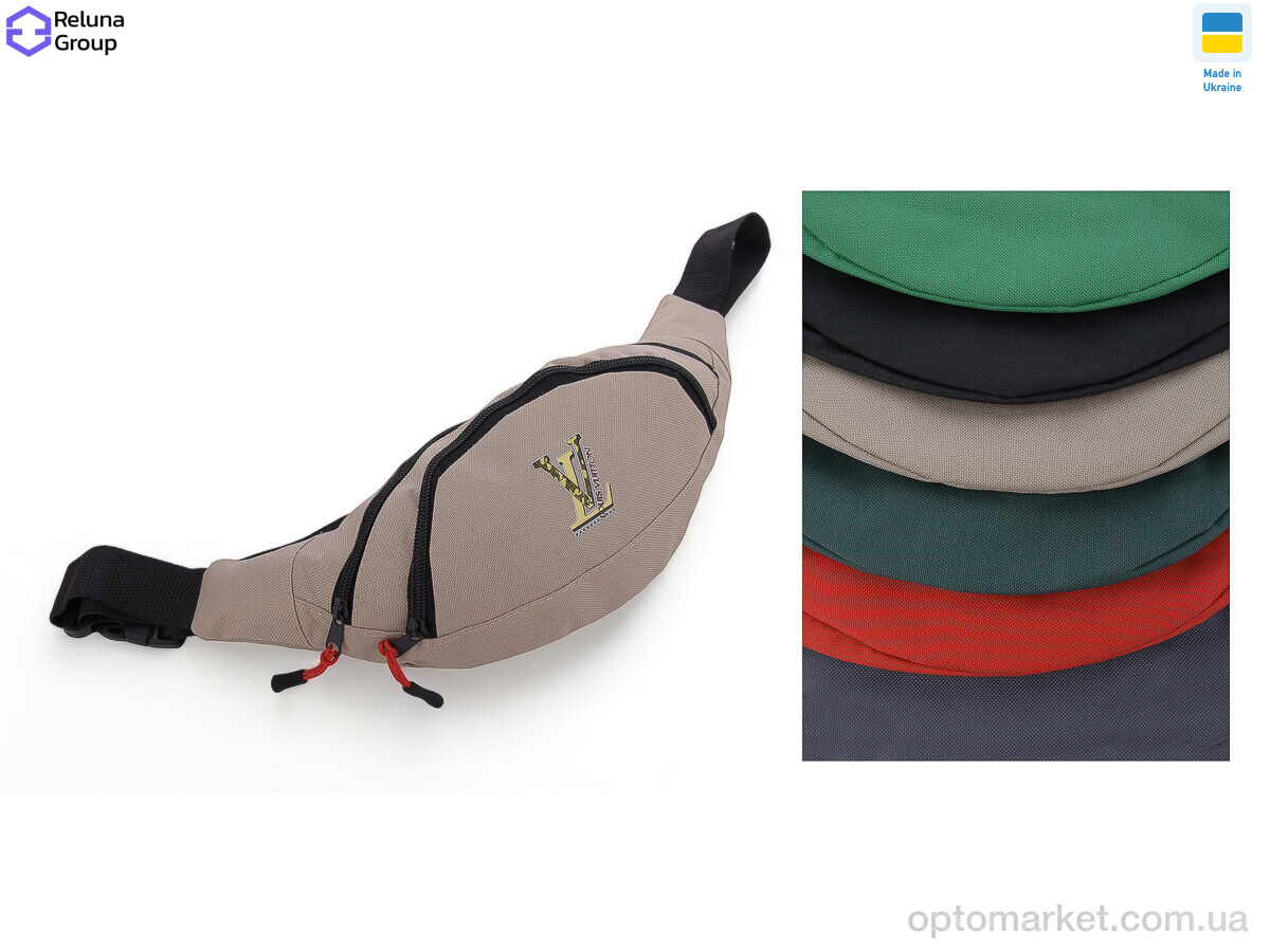 Купить Бананка унісекс BN004-12 mix L.uis Vuitton мікс, фото 2