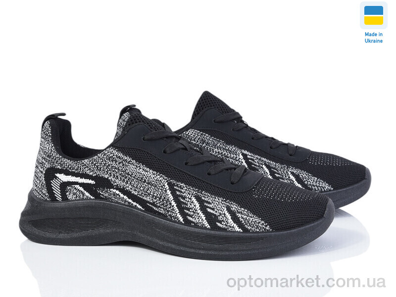 Купить Кросівки чоловічі B&R 7000 чорний-сірий B&R чорний, фото 1