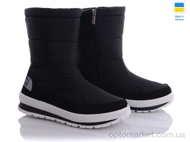 Купить Дутики жіночі B&R Е3 черн.БП-old B&R чорний, фото 1