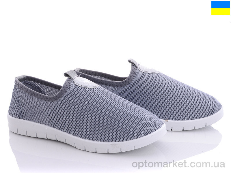 Купить Слипоны женские B&R Ж9 серый B&R серый, фото 1