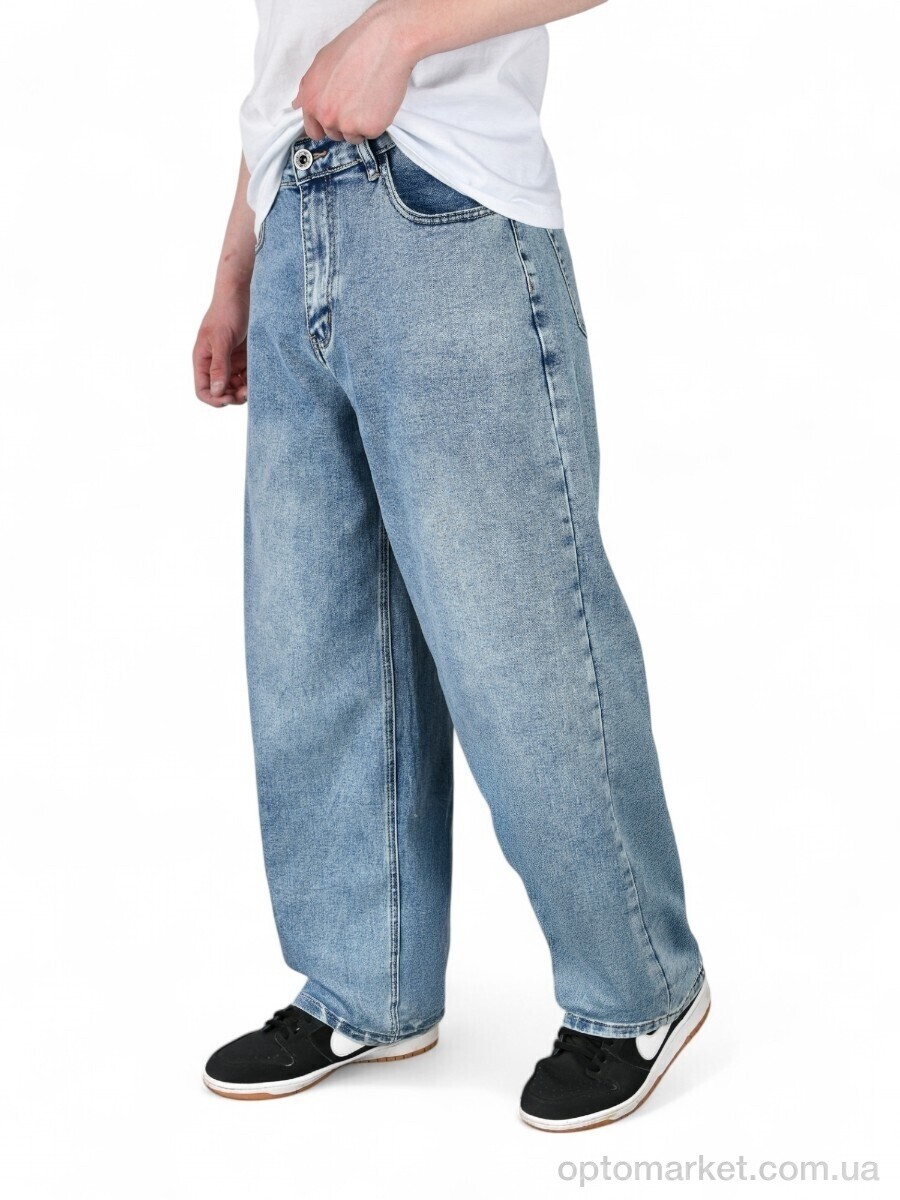 Купить Джинси чоловічі BR1801 Staker Baronjns синій, фото 2