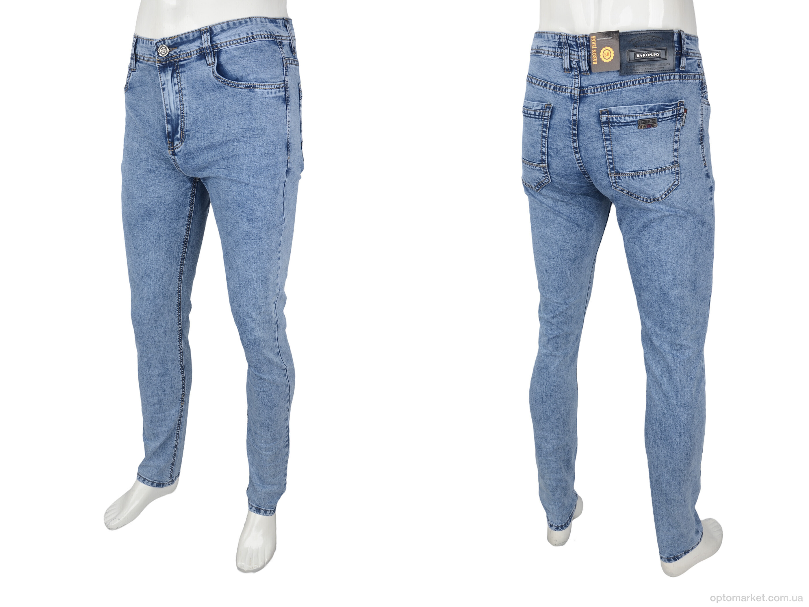 Купить Джинси чоловічі BR2012 Baron блакитний, фото 3
