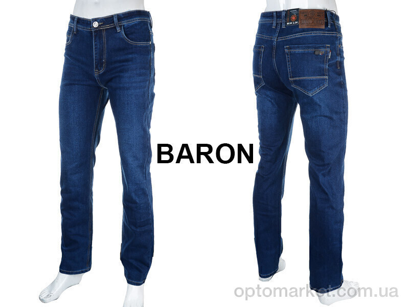 Купить Джинси чоловічі BR9222 blue Baron синій, фото 3