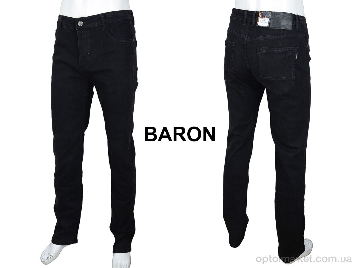 Купить Джинси чоловічі BR9268 Baron чорний, фото 3