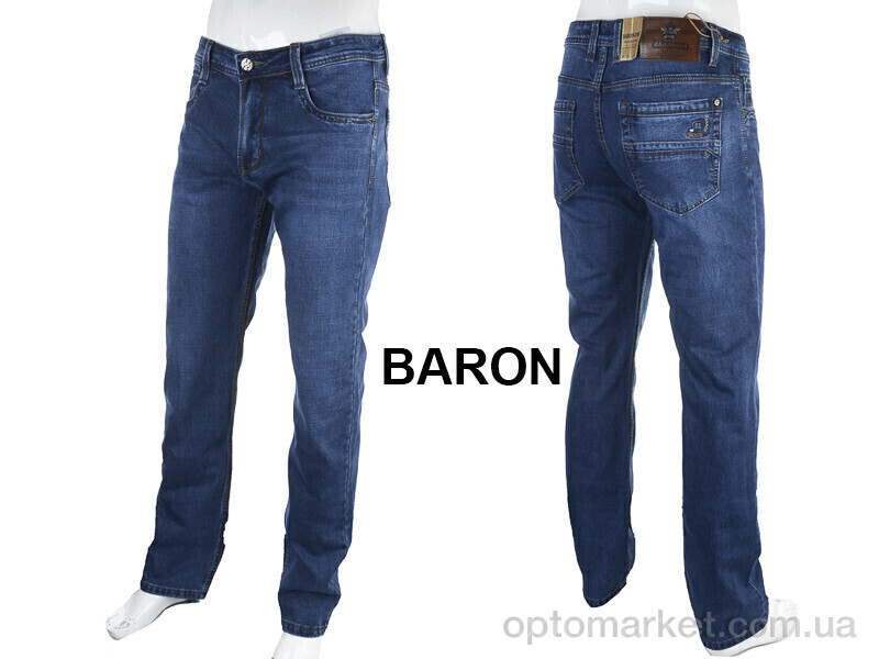 Купить Джинси чоловічі BR9302 blue Baron синій, фото 4