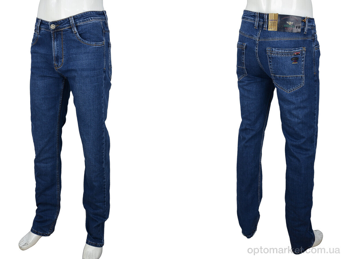 Купить Джинси чоловічі BR9335 Baron синій, фото 3