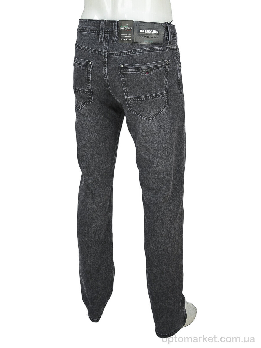 Купить Джинси чоловічі BR9353 Baron сірий, фото 2