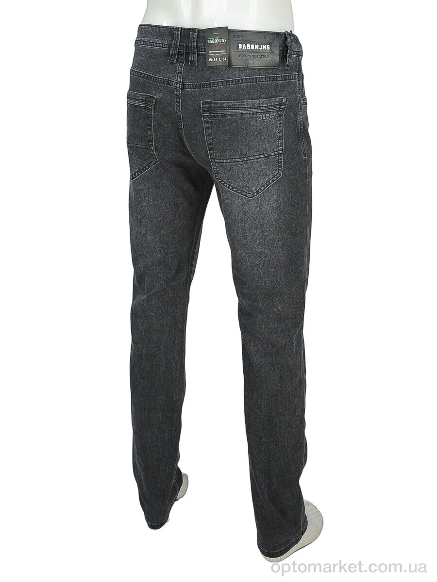 Купить Джинси чоловічі BR9356 Baron сірий, фото 2