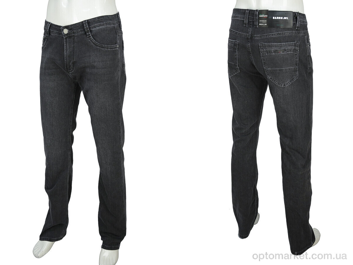 Купить Джинси чоловічі BR9358 Baron сірий, фото 3
