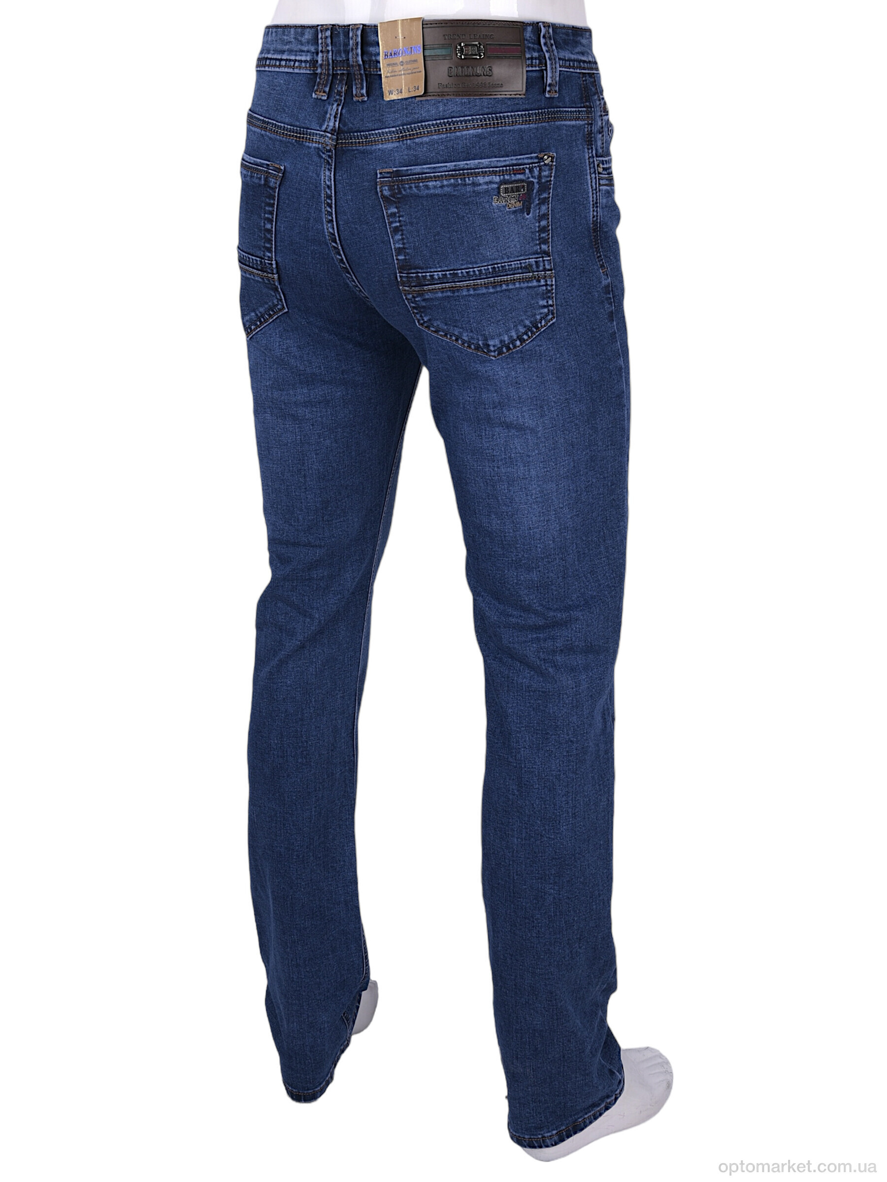 Купить Джинси чоловічі BR9359 Baron синій, фото 2