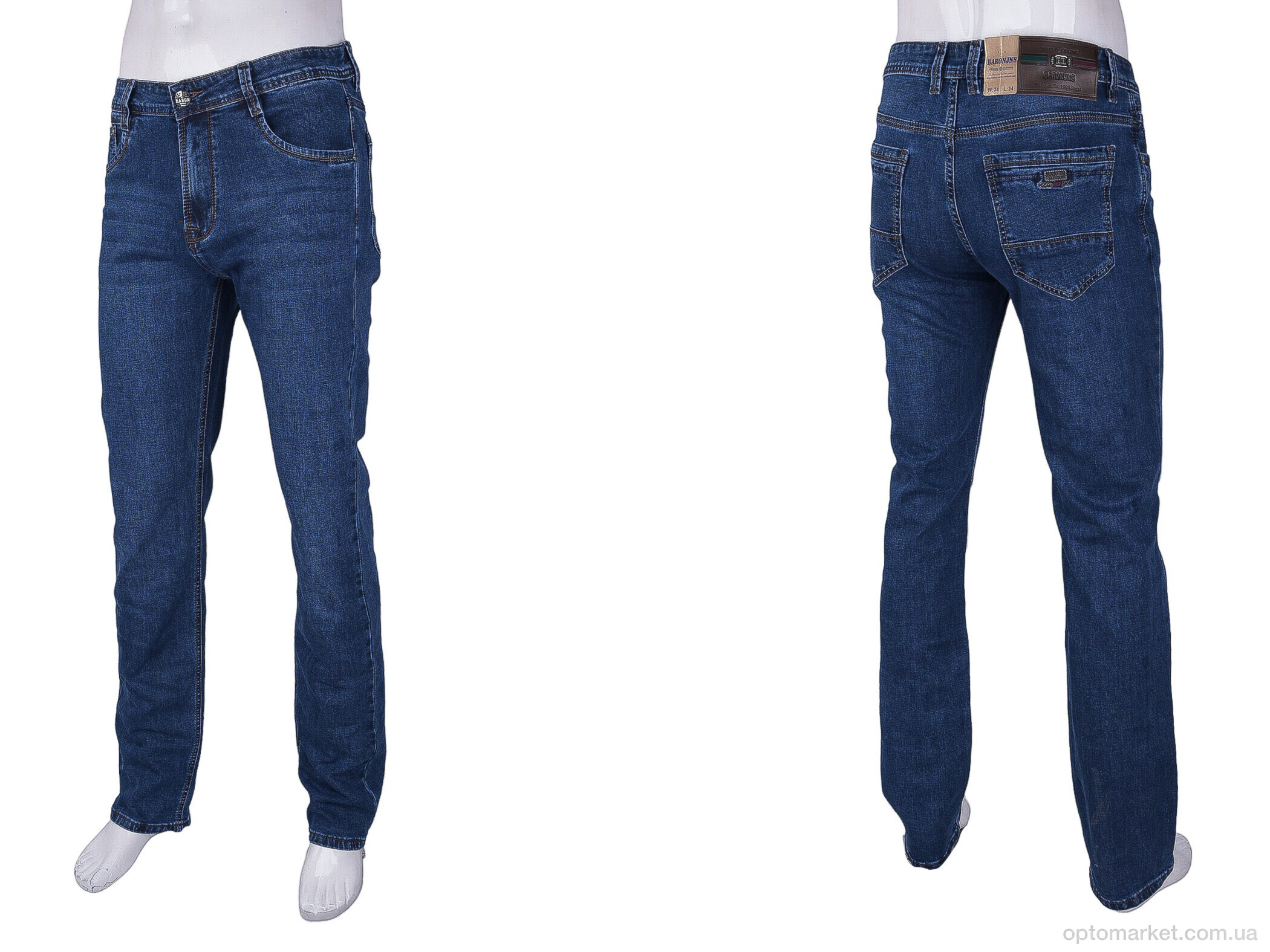 Купить Джинси чоловічі BR9360 Baron синій, фото 3