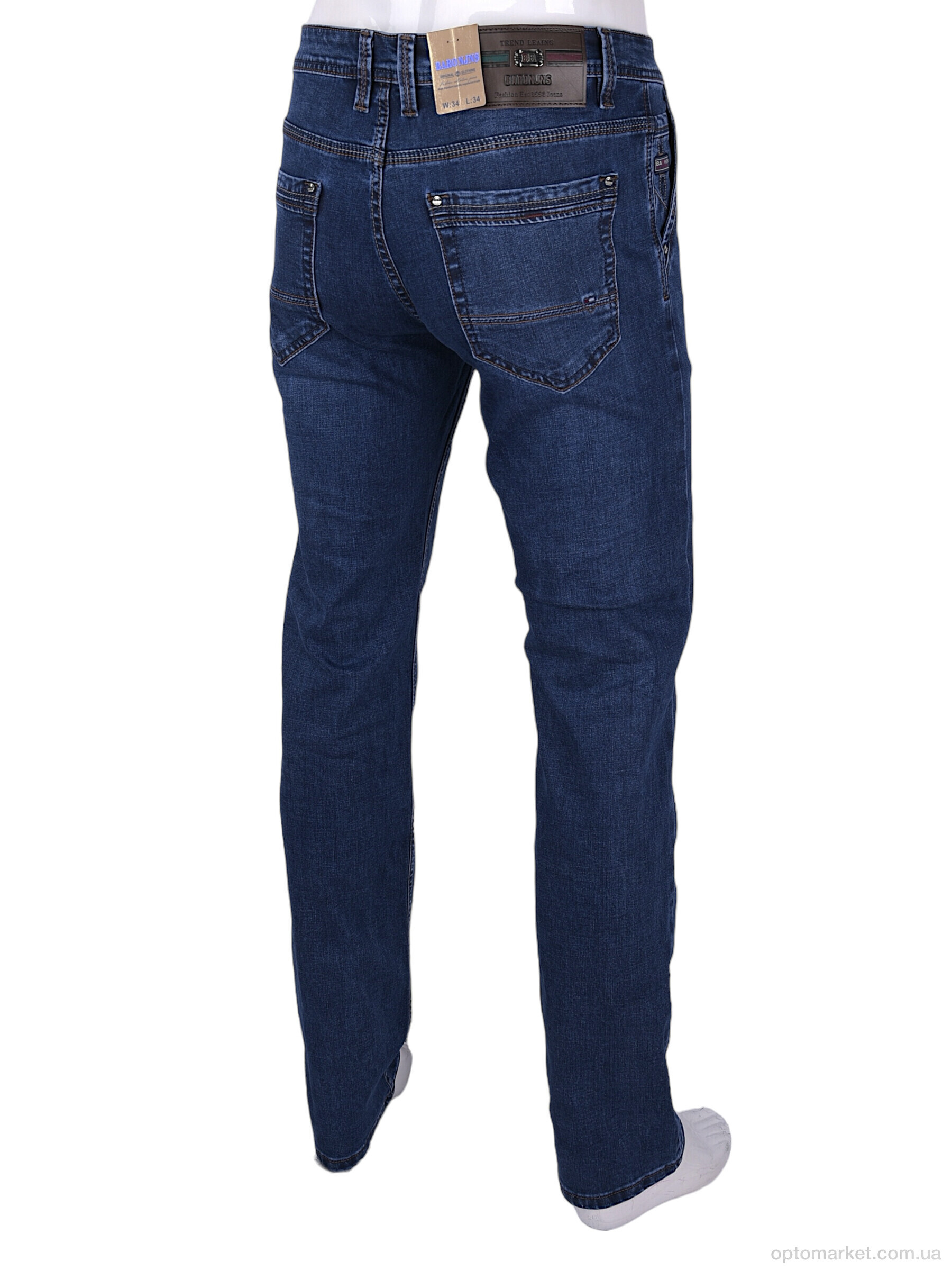 Купить Джинси чоловічі BR9365 Baron синій, фото 2