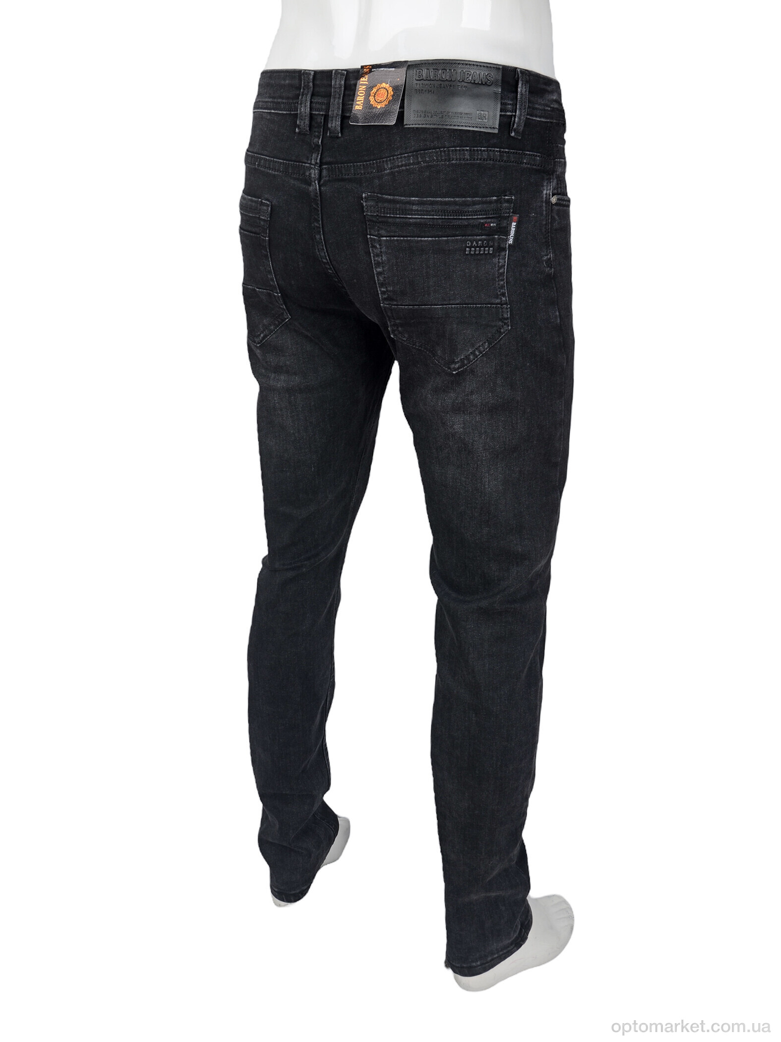 Купить Джинси чоловічі BR9411 Baron чорний, фото 2