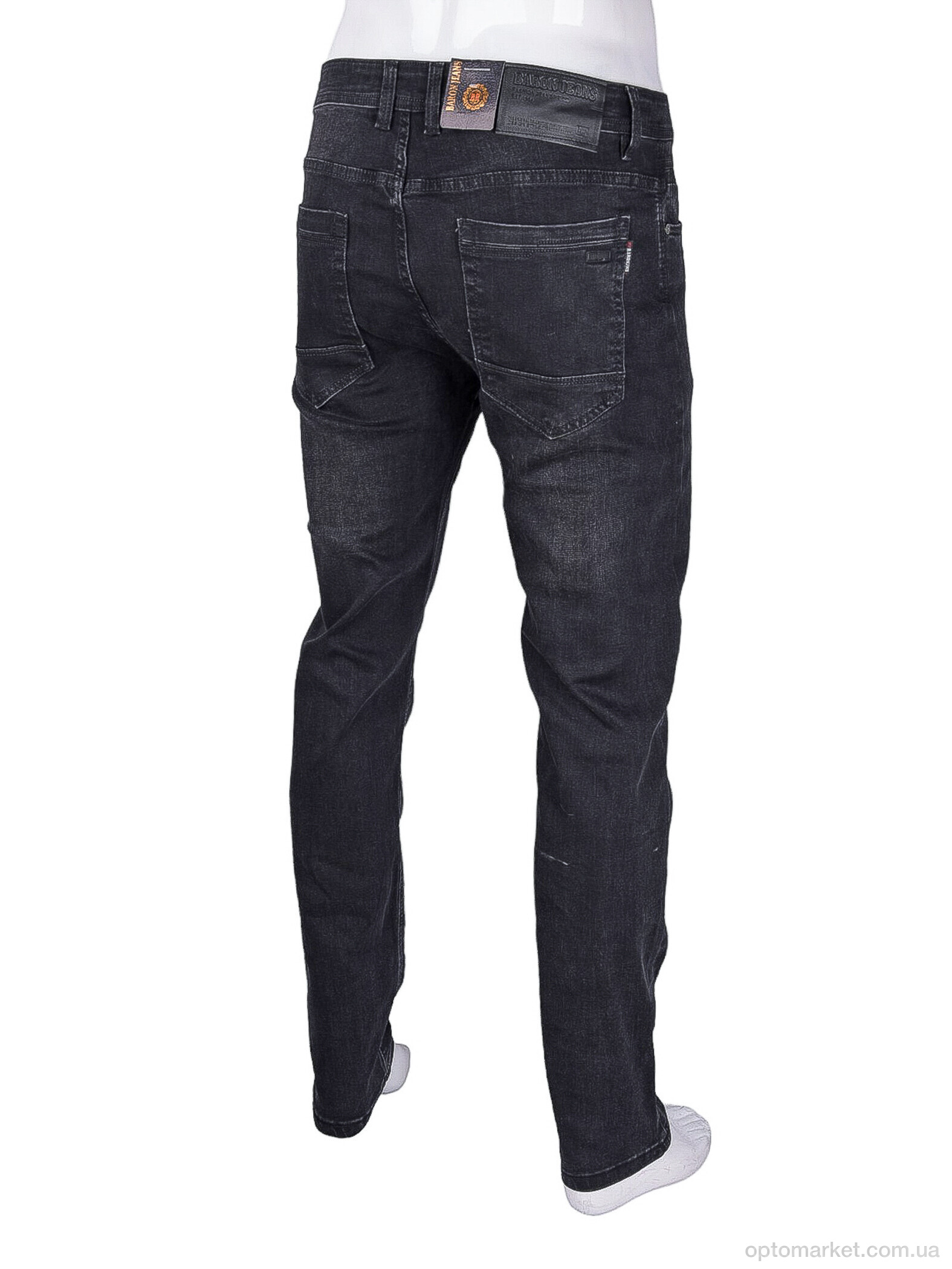 Купить Джинси чоловічі BR9418 Baron чорний, фото 2