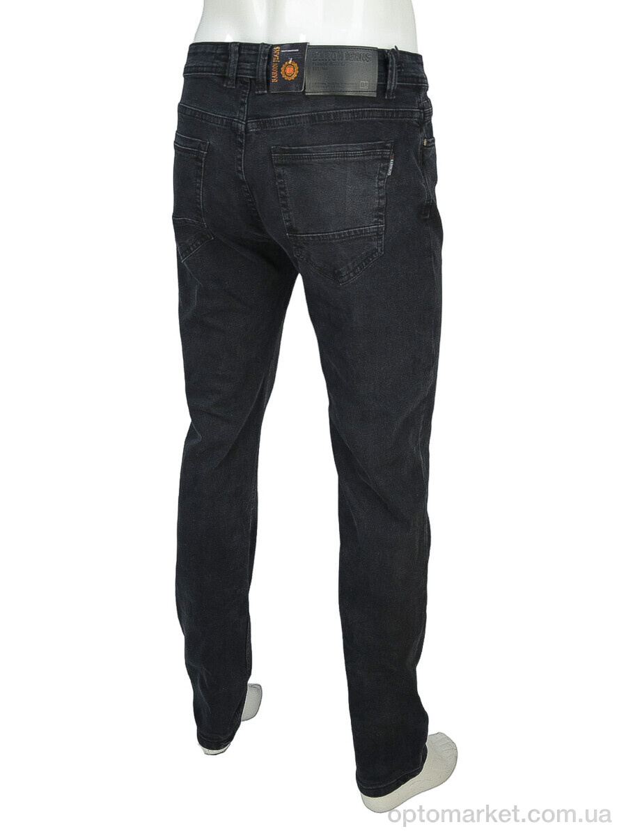 Купить Джинси чоловічі BR981-4 Baron чорний, фото 2