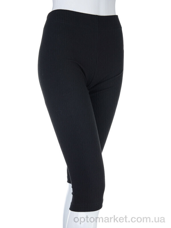 Купить Бриджі жіночі Бриджі рубчик чорні норма STARK чорний, фото 1