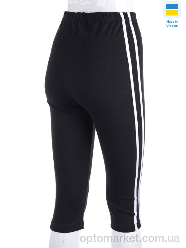 Купить Бриджі жіночі Бриджі смужка білий (5XL) STARK чорний, фото 2