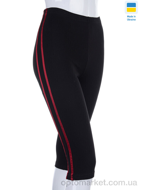 Купить Бриджі жіночі Бриджі смужка бордовий (4XL) STARK чорний, фото 1