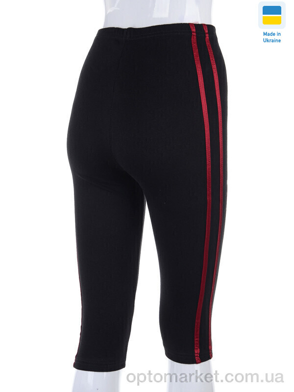 Купить Бриджі жіночі Бриджі смужка бордовий (4XL) STARK чорний, фото 2