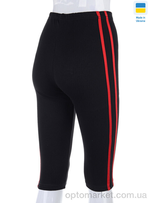 Купить Бриджі жіночі Бриджі смужка червоний (5XL) STARK чорний, фото 2