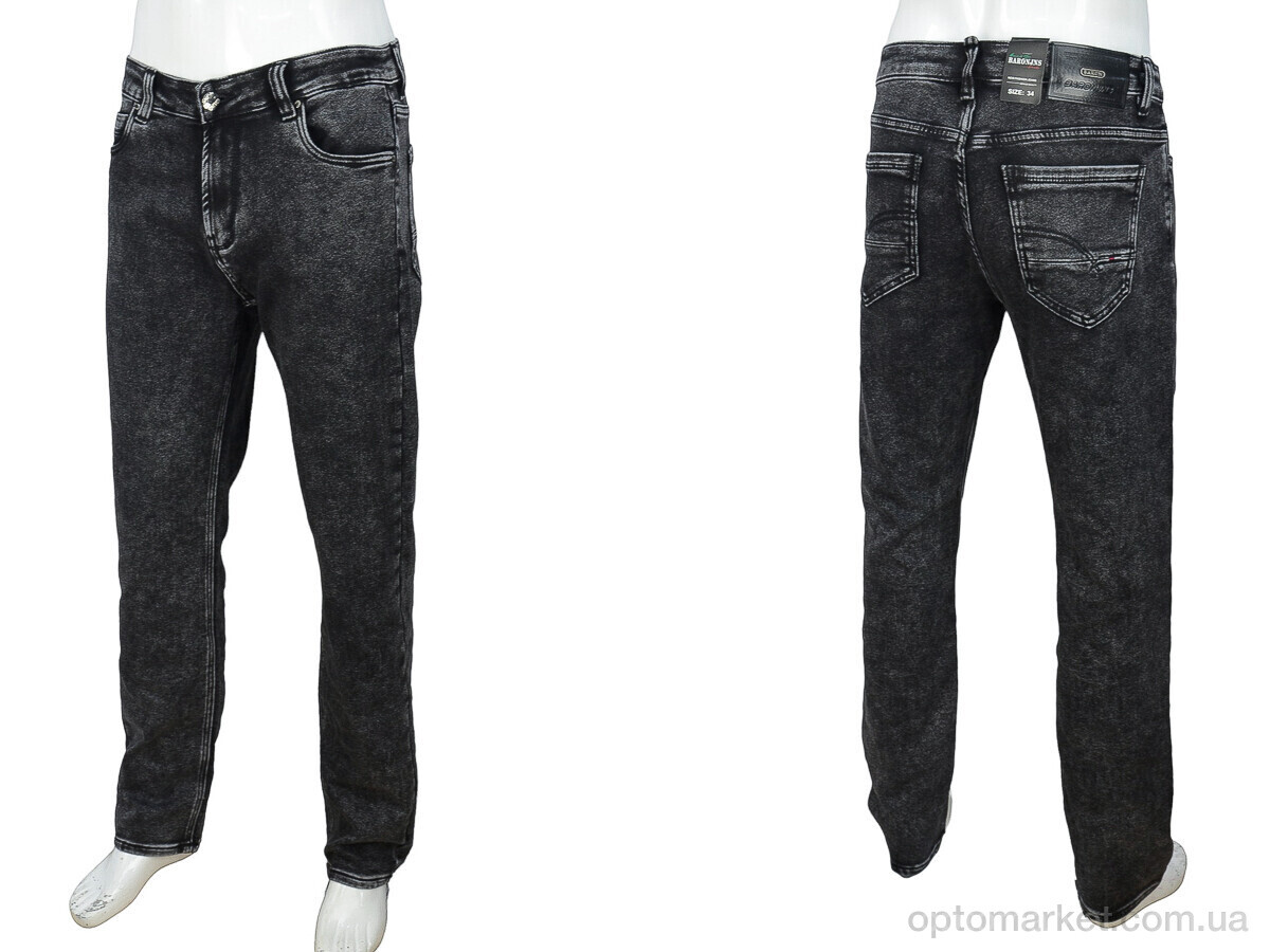 Купить Джинси чоловічі BRM9315BT grey Baron сірий, фото 3