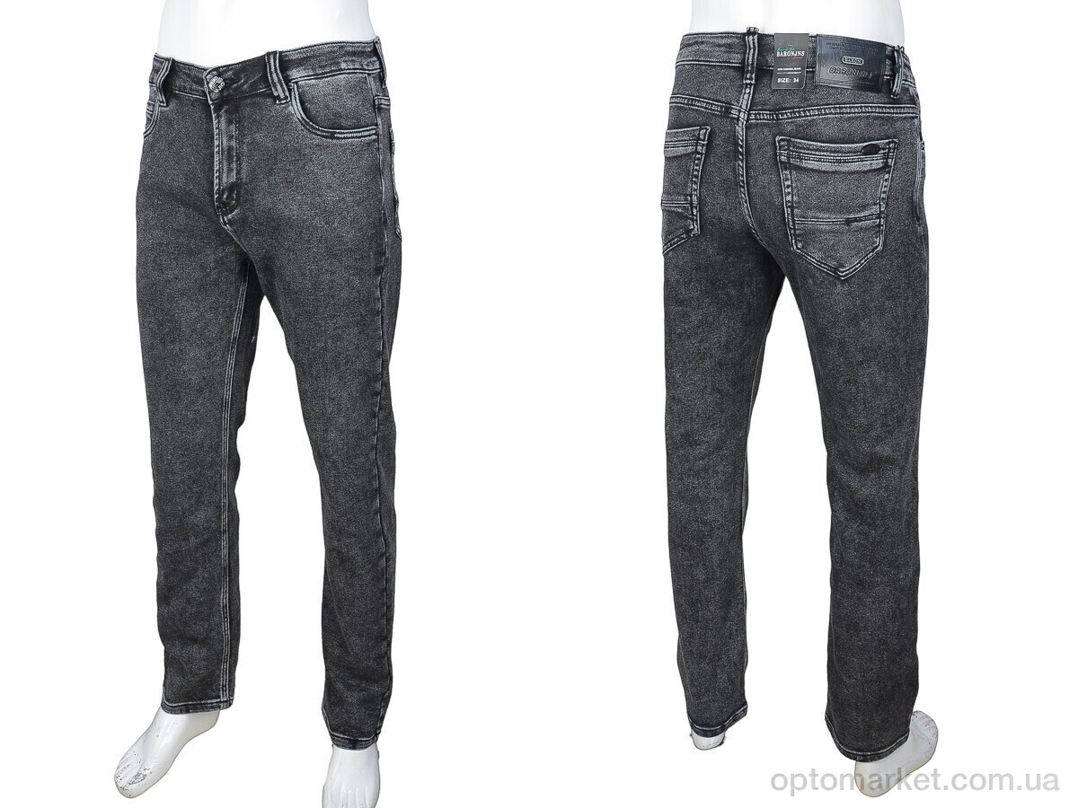 Купить Джинси чоловічі BRM9318 Baron сірий, фото 3