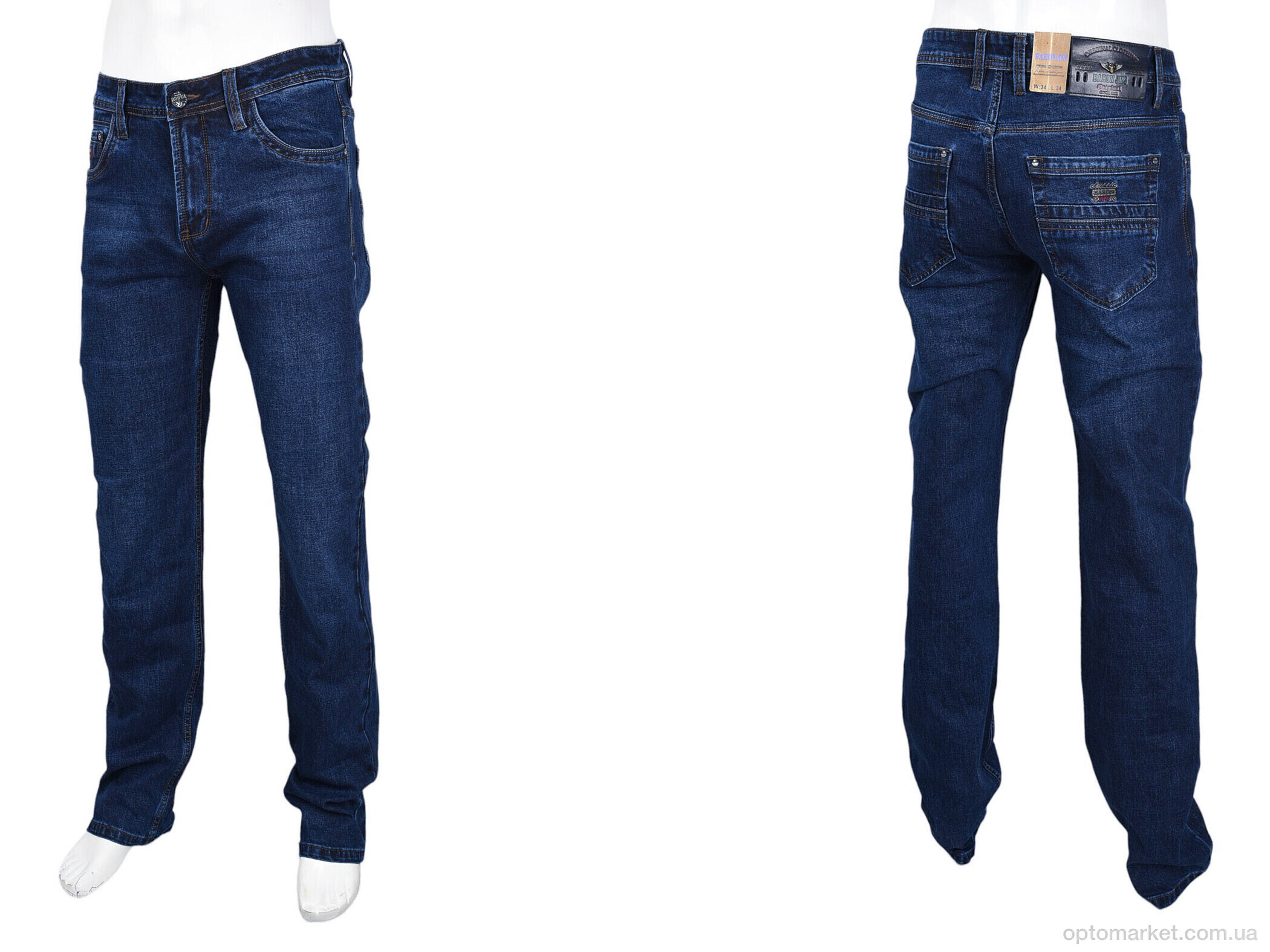Купить Джинси чоловічі BRM9385T Baron синій, фото 3