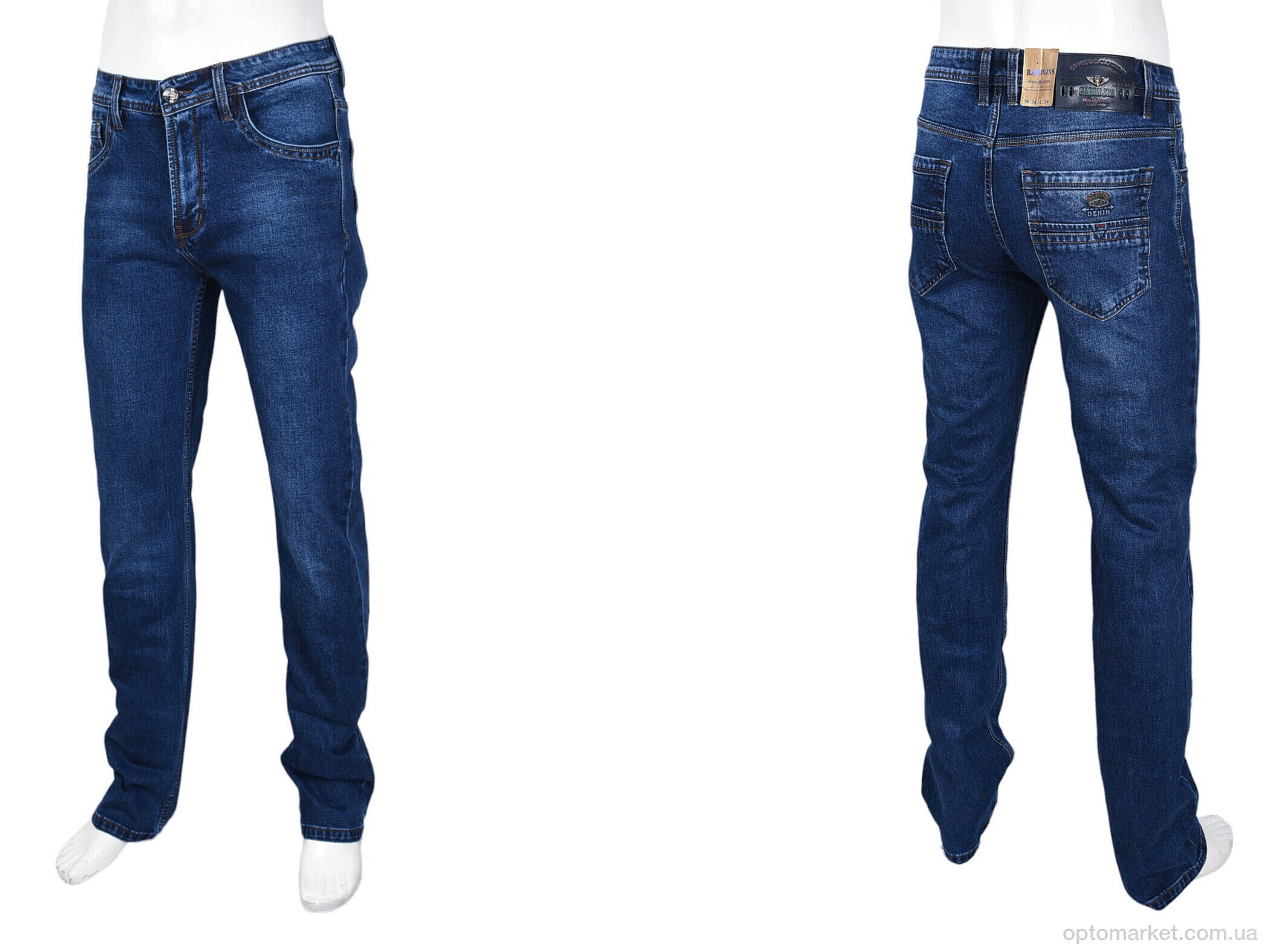 Купить Джинси чоловічі BRM9386T Baron синій, фото 3
