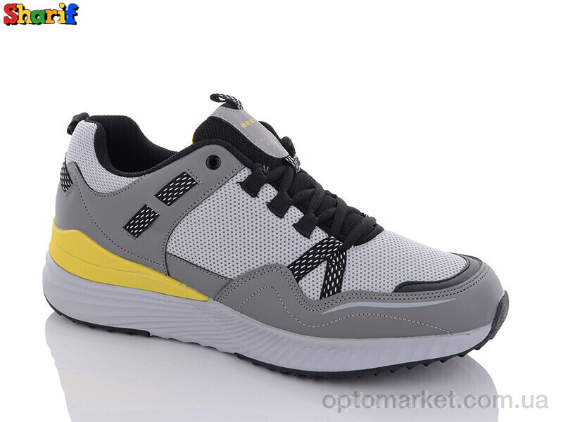 Купить Кросівки чоловічі BS111-1 Bestof сірий, фото 1