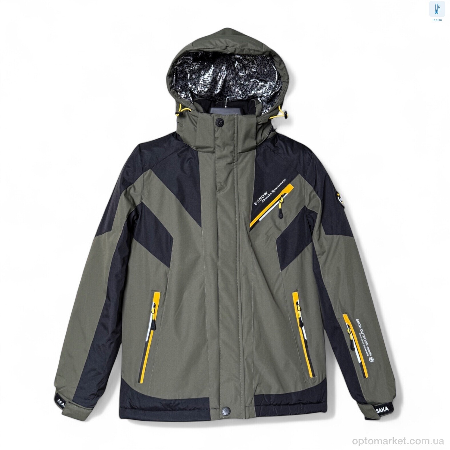 Купить Куртка дитячі BS23127-10 khaki підліток SNOW AKASAKA хакі, фото 1