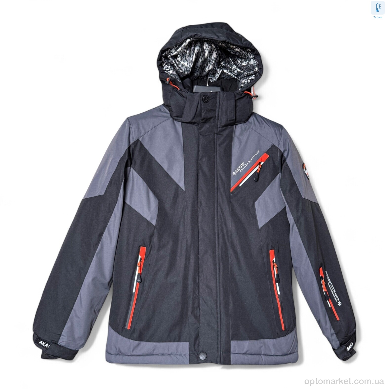 Купить Куртка дитячі BS23127-6 black підліток SNOW AKASAKA чорний, фото 1