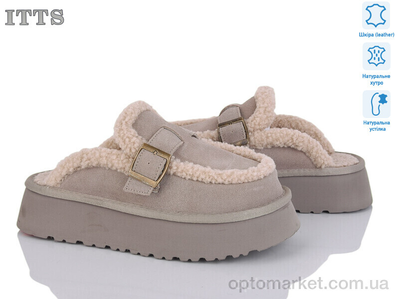 Купить Капці жіночі BY081-17 ITTS сірий, фото 1