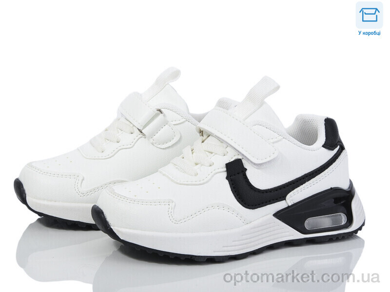 Купить Кросівки дитячі BY11-04 Смайлик білий, фото 1