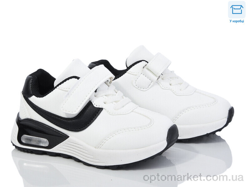 Купить Кросівки дитячі BY12-04 Смайлик білий, фото 1