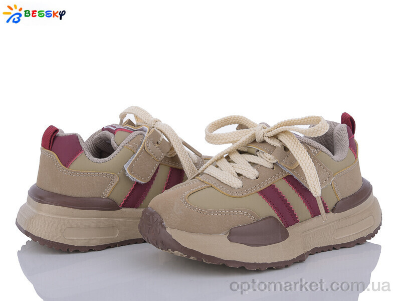 Купить Кросівки дитячі BY3662-2B Bessky коричневий, фото 1