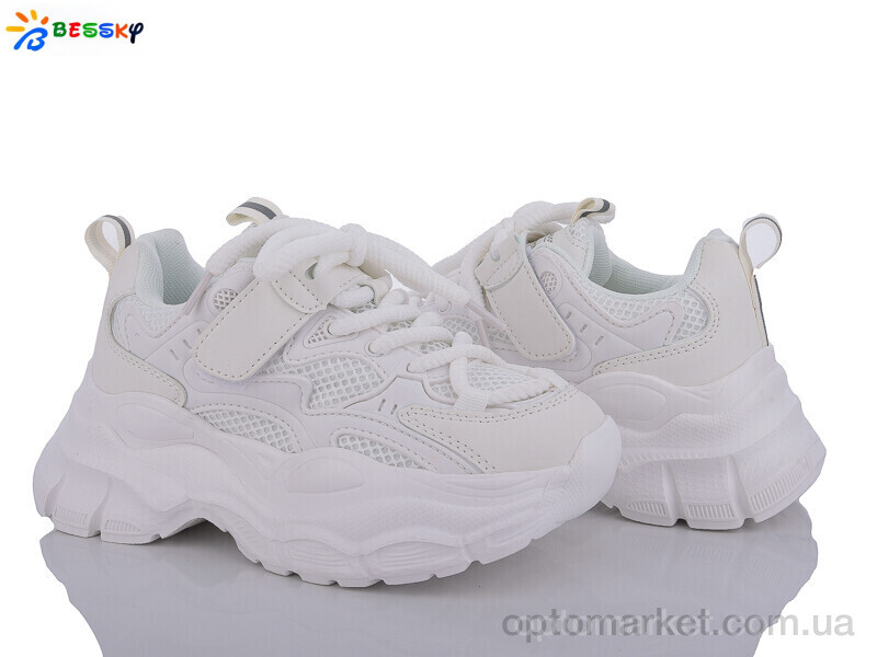Купить Кросівки дитячі BY3665-2C Bessky білий, фото 1