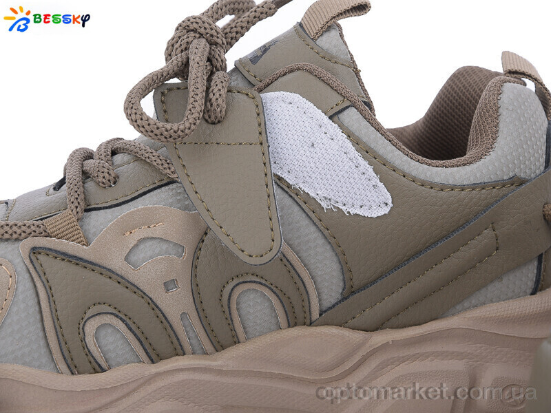 Купить Кросівки дитячі BY3667-3C Bessky хакі, фото 2