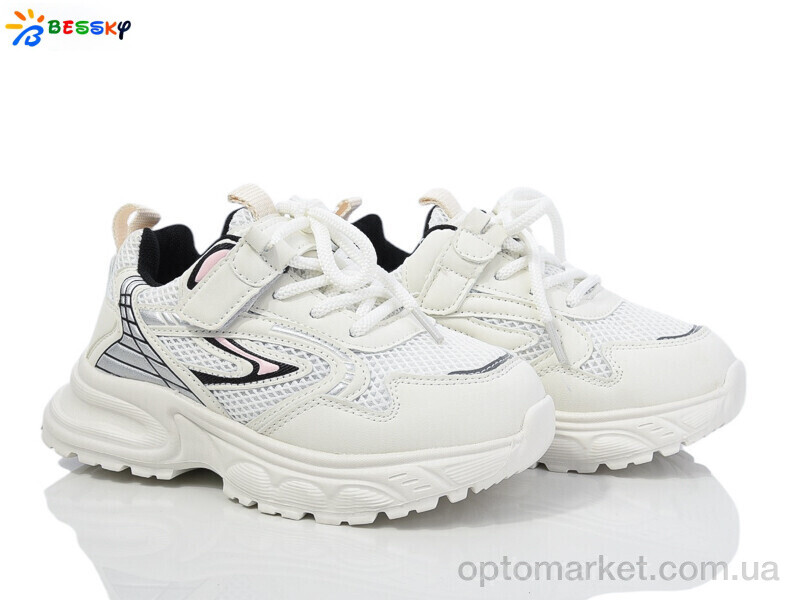 Купить Кросівки дитячі BY4075-3C Bessky білий, фото 1