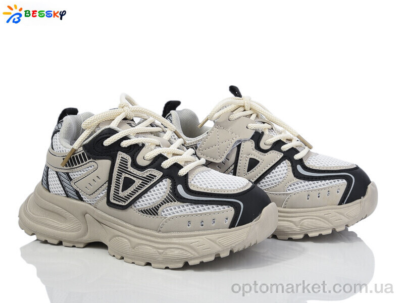Купить Кросівки дитячі BY4172-2C Bessky бежевий, фото 1